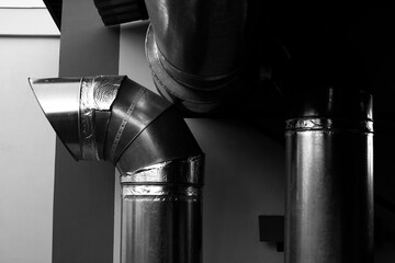 View of a ventilation pipe	