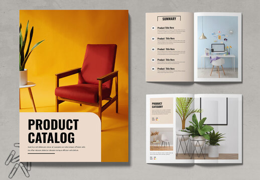Product Catalog Layout Design