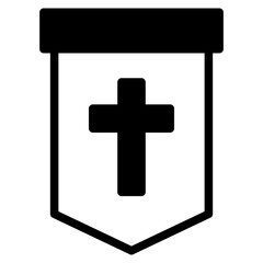 Obraz premium christ flag