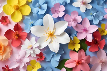 Spring's Splendor: Colorful Wallpaper