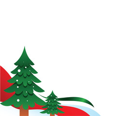Colorful Christmas Corner Decoration