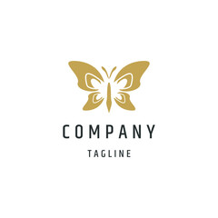 Butterfly logo concept design template element vector illustration