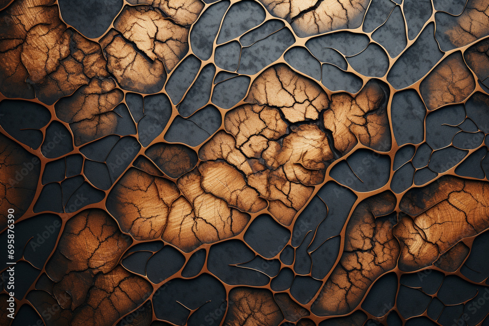 Aufkleber An abstract representation of tree bark, with its intricate, random patterns.