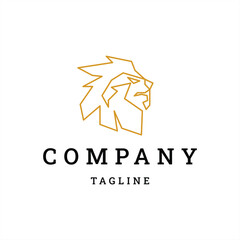 Lion logo concept design template element vector illustration