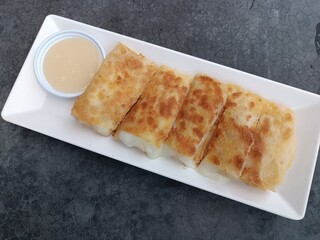 Cheese Roti, Thai street food menu