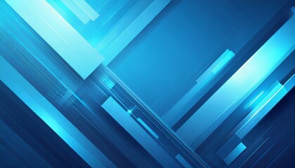 bright blue abstract hi tech geometric motion design seamless looping video animation ultra hd 4k 3840x2160 - obrazy, fototapety, plakaty