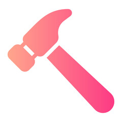 hammer gradient icon