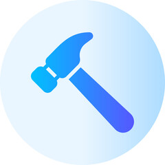 hammer gradient icon