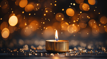 candles in the church