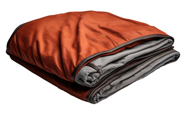 light Brown Color Warm Blanket Winter on a White or Clear Surface PNG Transparent Background