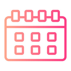 calendar gradient icon