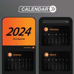 Q1 First Quarter of 2024 Calendar
