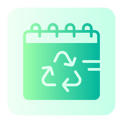 recycle gradient icon
