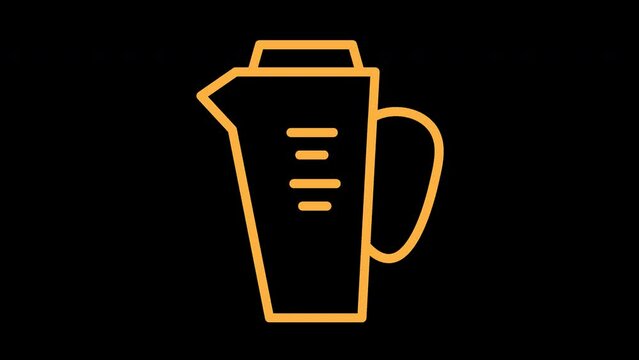 Glassware Jug Kitchen Outline Icon