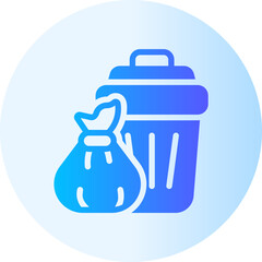 disposal gradient icon
