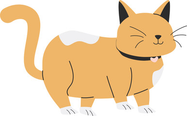 Cute cat Illustration 