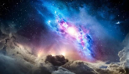 Zelfklevend Fotobehang space nebula elements of this image furnished by nasa © Ryan