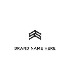 SS logo. S S design. White SS letter. SS, S S letter logo design. Initial S S letter linked circle uppercase monogram logo SS letter logo vector design.