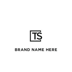 TS logo. T S design. White TS letter. TS, T S letter logo design. Initial T S letter linked circle uppercase monogram logo TS letter logo vector design.
