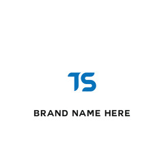 TS logo. T S design. White TS letter. TS, T S letter logo design. Initial T S letter linked circle uppercase monogram logo TS letter logo vector design.