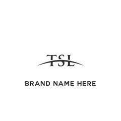 TSL logo. T S L design. White TSL letter. TSL, T S L letter logo design. Initial T S L letter linked circle uppercase monogram logo TSL letter logo vector design.