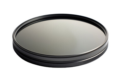 Circular Polarizer Filter Optimize Photography on a White or Clear Surface PNG Transparent Background