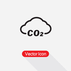 CO2 Emissions, Carbon Dioxide Reduction Icon