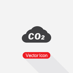 CO2 Emissions, Carbon Dioxide Reduction Icon