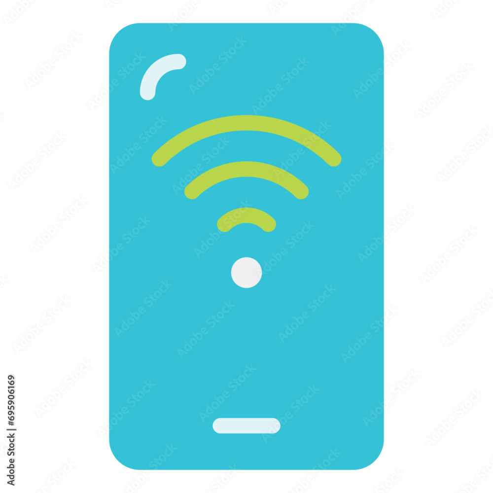 Wall mural Connection Phone Icon