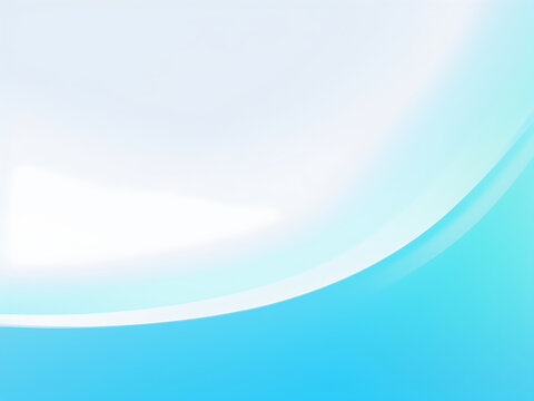 Free photo ombre blue curve on a light blue background vector