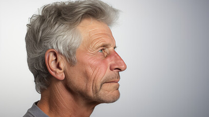 Obraz premium Portrait of a middle-aged man.