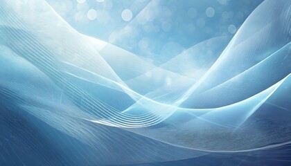 abstract oxygene light blue background with sheer waves - obrazy, fototapety, plakaty