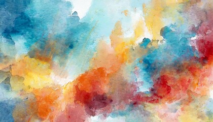 generative ai colorful watercolor abstract painted background ink street graffiti art on a textured...
