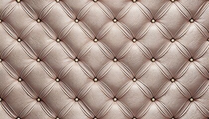 seamless light pastel pink diamond tufted upholstery background texture generative ai