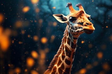 Giraffe animals spots