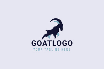 goat logo vector icon illustration