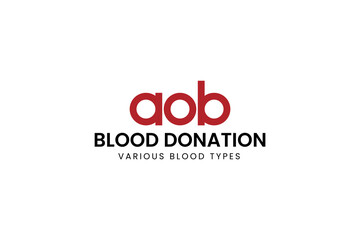 blood donation logo vector icon illustration