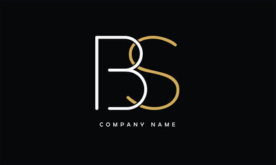 BS, SB, B, S Abstract Letters Logo Monogram
