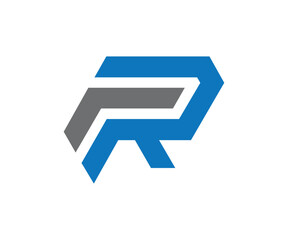 FR logo design vector template