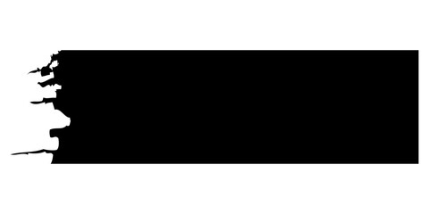 Obraz premium Abstract grunge brushstroke, hand drawn black sticker background