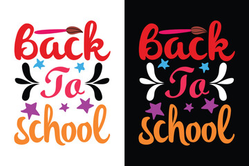Back to School T-shirt Design