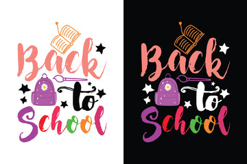 Back to School T-shirt Design