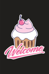 Digital Welcome Sticker