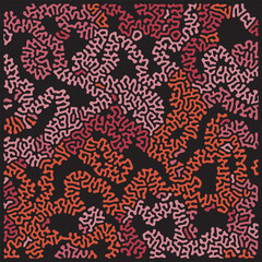 ABSTRACT PASTEL COLORFUL TURING PATTERN DESIGN DARK BAKGROUND VECTOR GOOD FOR WALLPAPER, COVER,POSTER 