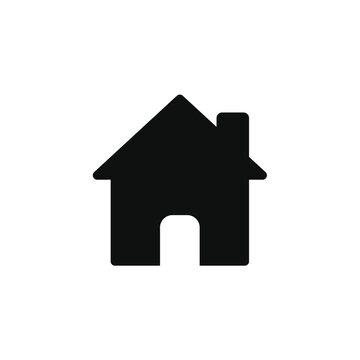 Home icon isolated on transparent background