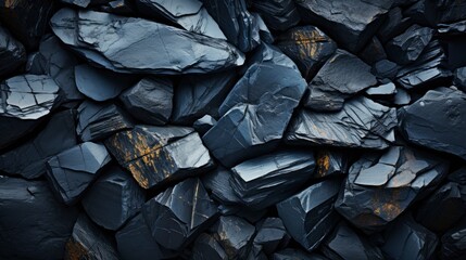 Black Stone Natural Texture Background Surface, Background Image, Background For Banner, HD