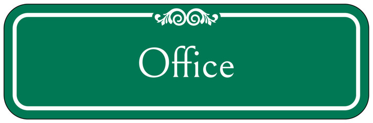 Office door sign point