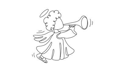  Angel. Archangel. One line