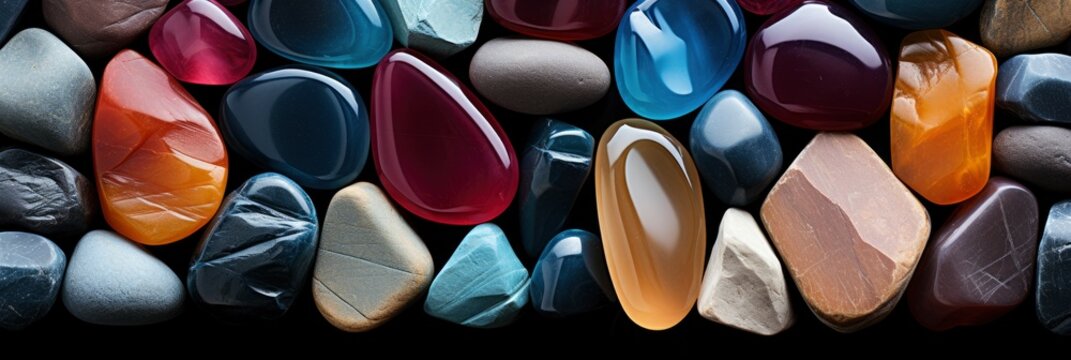 Colored Stones On Wall Background Designers, Background Image, Background For Banner, HD