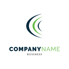 Fototapeta premium Initial Letter CCC Icon Logo Design Template